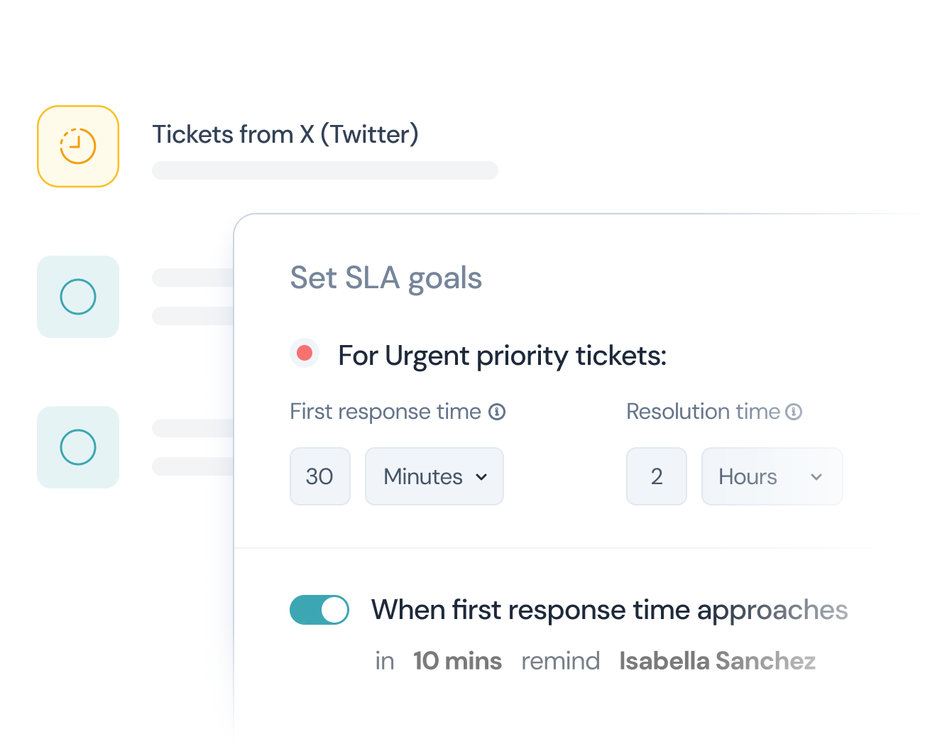 SLA- en toewijzingsregels